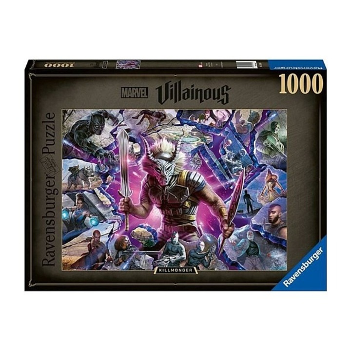 Ravensburger 1000 db-os puzzle - Marvel gonoszai - Killmonger (16906)