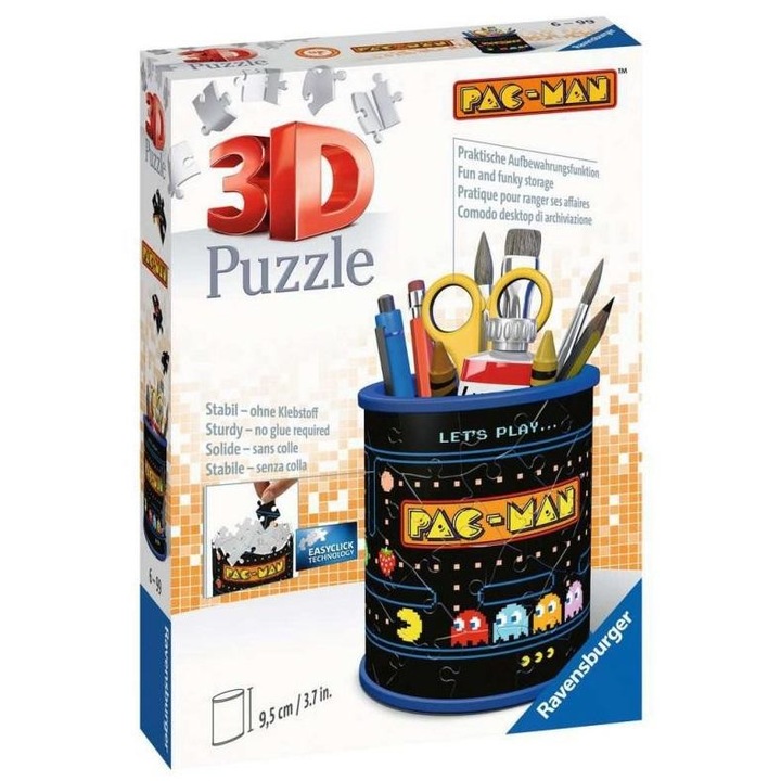 3D пъзел, Ravensburger, модел Pac Man Toolbox, 54 части