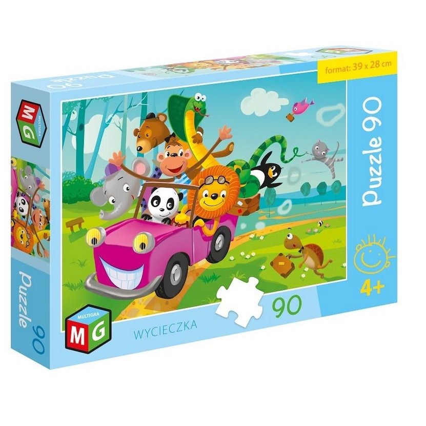 Puzzle pentru copii, Multigra, 90 piese eMAG.ro