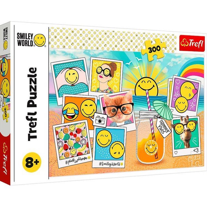 Trefl - Puzzle Smiley vakáción - 300 darab