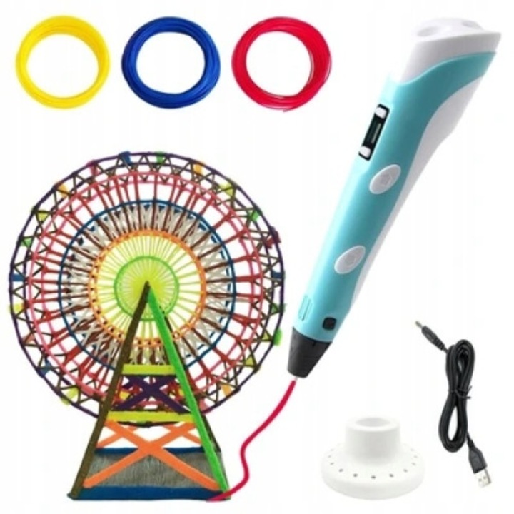 Kit creion 3D, R2INVEST, Multicolor