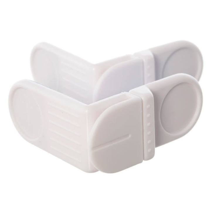 Sistem blocare mobilier Dreambaby, Alb, 2 buc