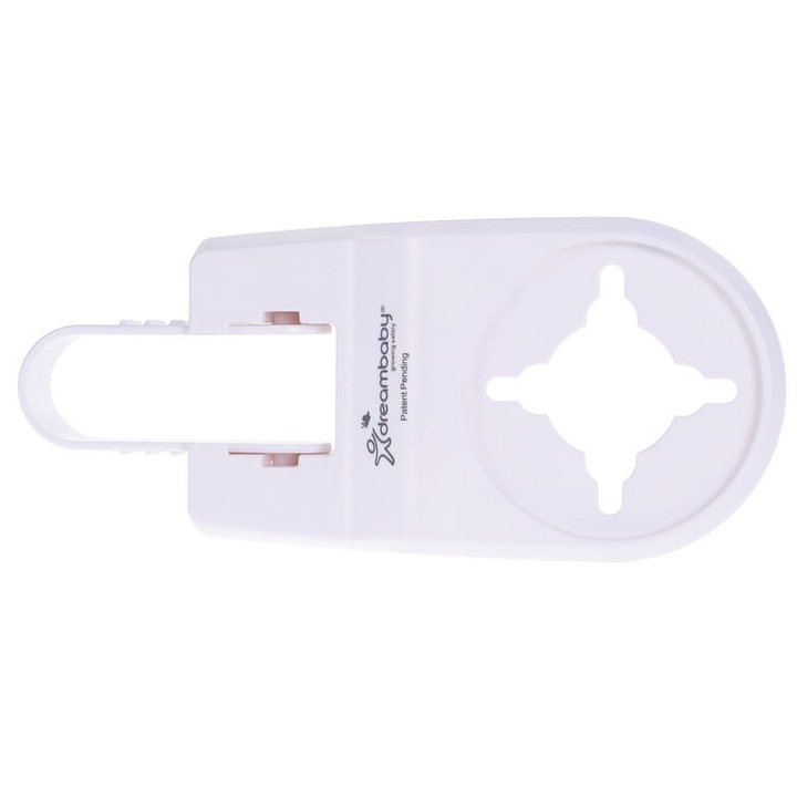 Incuietoare usa, Dreambaby, Plastic, Alb