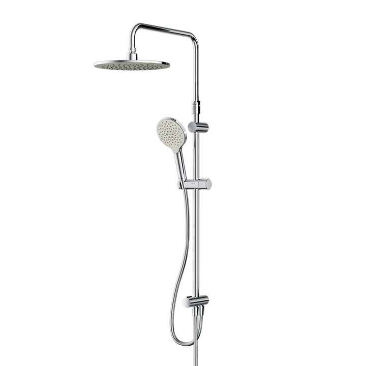 Coloana de dus AM.PM Like F07LA000 3 Tipuri de Pulverizare, Comutator de Functii, Functie Rub&Clean, furtun 1750 mm, Crom