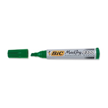 Marker permanent Bic 2300 verde Marker permanent Bic 2300 verde