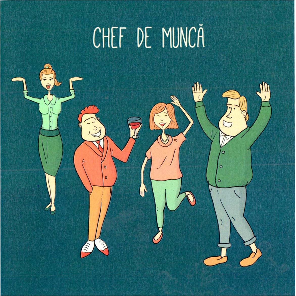 Felicitare - Chef de munca