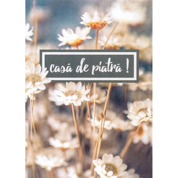 Felicitare - casa de piatra! Felicitare - casa de piatra!