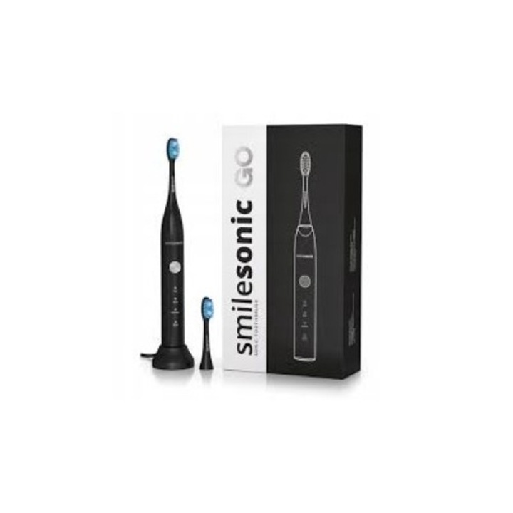 Електрическа четка за зъби, Smilesonic GO, Черна