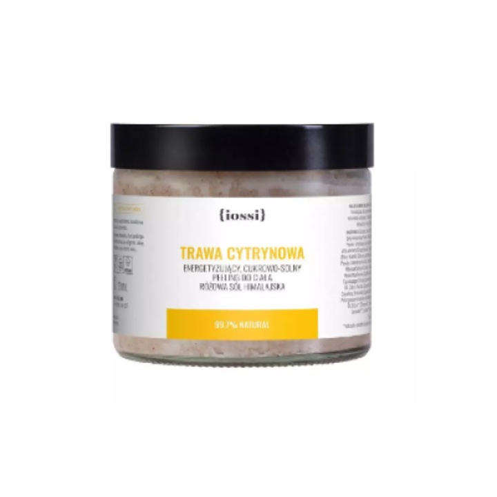 Scrub de corp, Iossi, Cu lemongrass, 250 ml