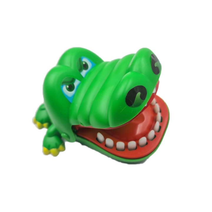 Jucarie Crocodil Pentru Copii, 16 cm, Verde, Dalimag