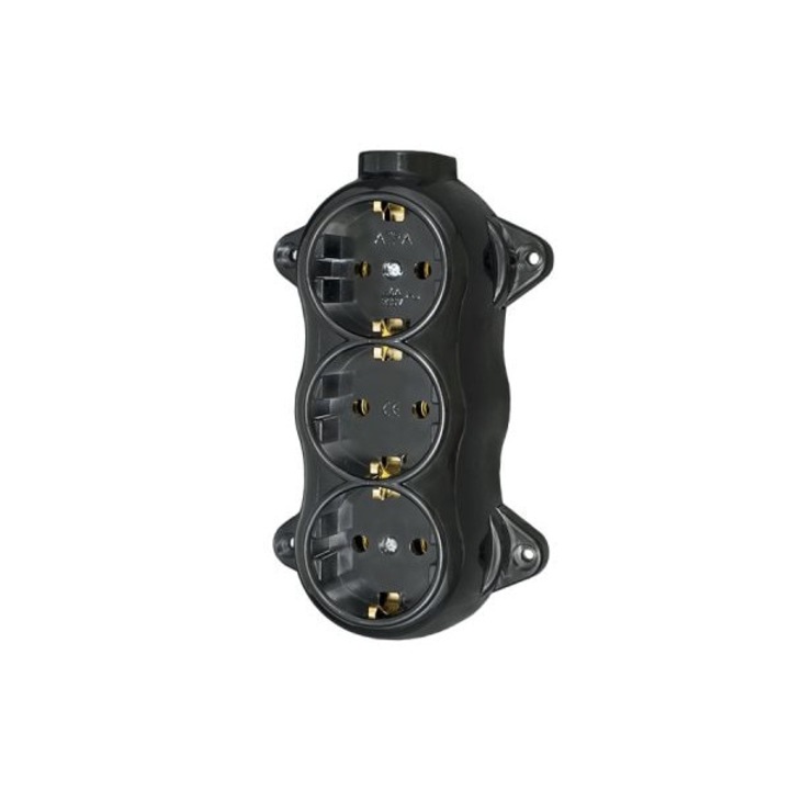 Priza triplu, Atra, Negru