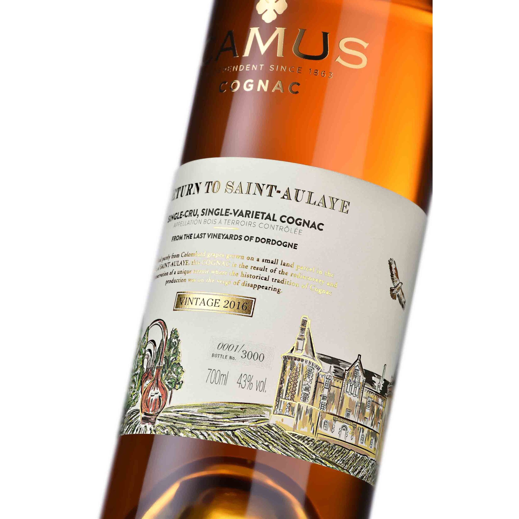 Coniac CAMUS - COGNAC RETURN TO SAINT-AULAYE, 43%, 0.7l - eMAG.ro
