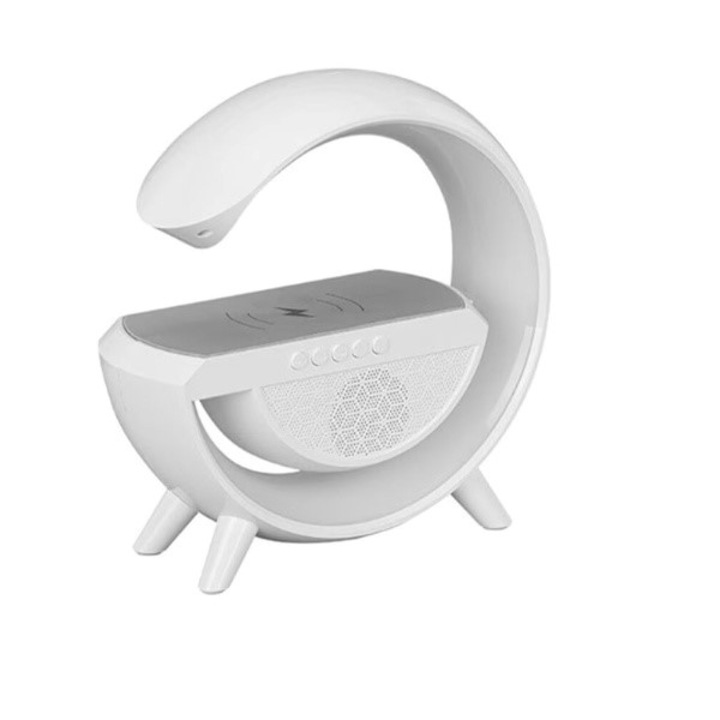 Boxa 3 in 1 EDAR, Boxa Bluetooth, Multifunctionala, Lampa De Veghe, Incarcare Fast Charging Wireless, Lumina Reglabila, Lumina RGB