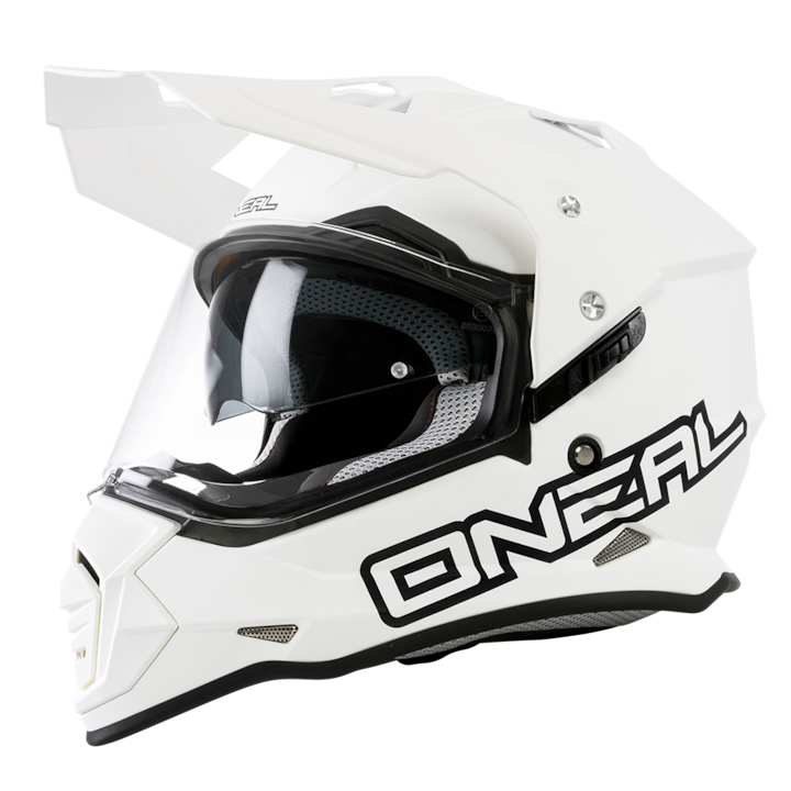 Casca enduro O'neal sierra II flat V.23 Alb/Negru, S