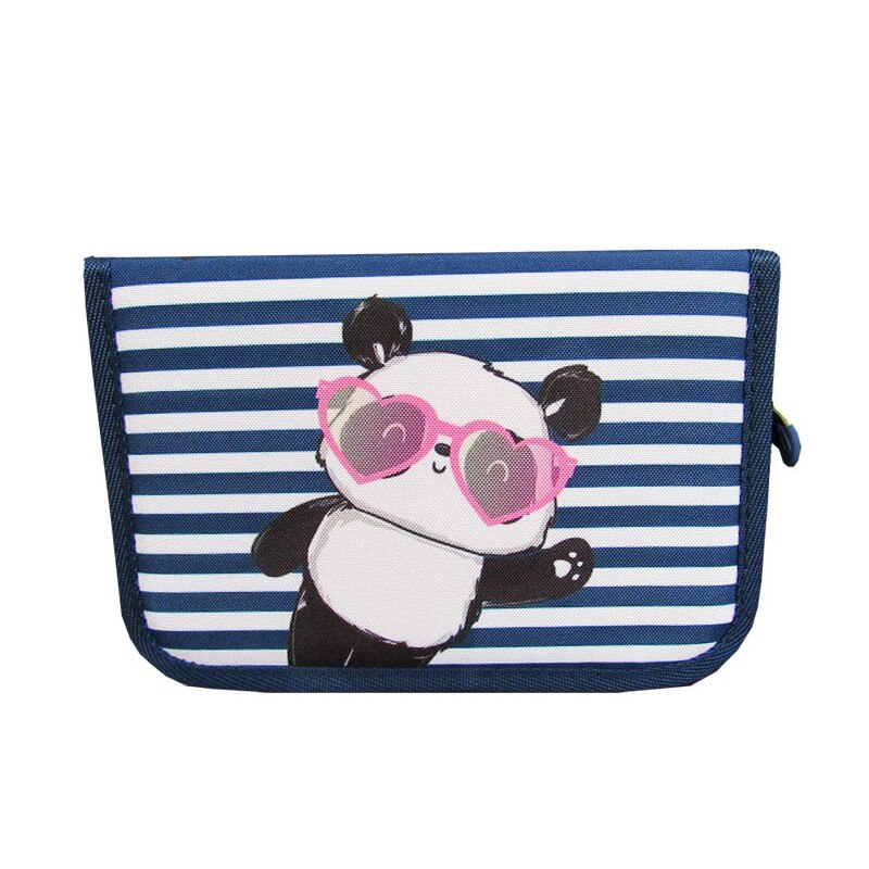 Penare set 2PC, model Panda Gigant, 2 compartimente, multicolor