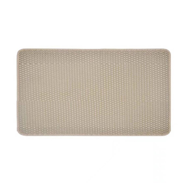 Covoras universal pentru litiera PetWant Litter Clean Pad Bej