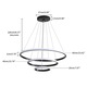Candelabru, Toolight, Aluminiu, LED, 220V, 76W, Negru