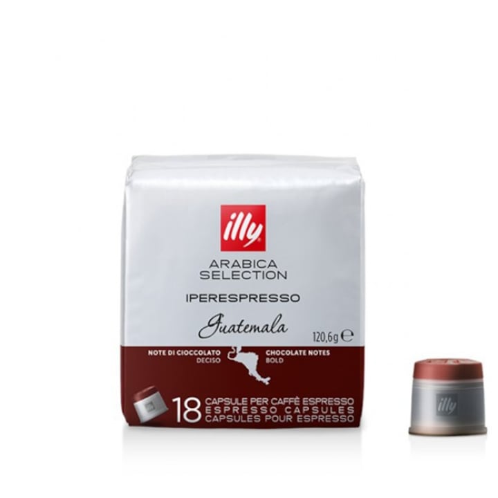 Кафе капсули ILLY Iperespresso Guatemala, 100 % Арабика, 200 гр., 18 бр