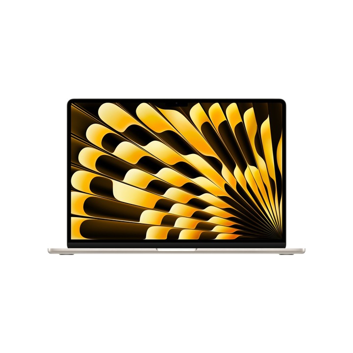 Apple MacBook Air 15.3" laptop, Apple M2 chip 8 core, 8GB, 512GB, Apple 10 core GPU, macOS, Magyar billentyűzet, Starlight - 2023