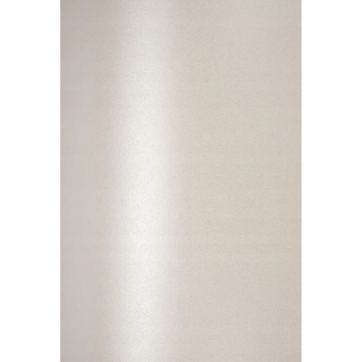 Декоративна хартия в цвят металик Sirio Pearl 125гр. Oyster Shell екрю бр. 10A4
