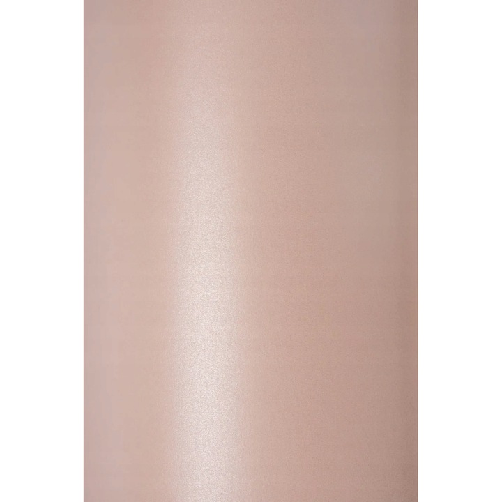 Fém színű dekorációs papír Sirio Pearl 300g Misty Rose rózsaszín db. 100A4