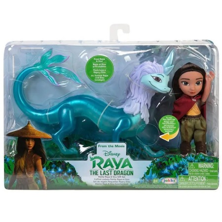 Set de doua figuri, Jakks Pacyfic, Disney Papusa Raya si ultimul dragon ...