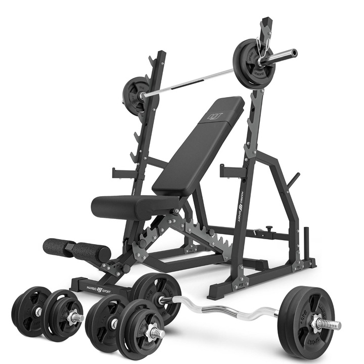 Set aparat multifunctional, Marbo Sport, 83 kg, Negru
