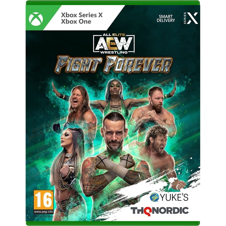 THQ Nordic Game All Elite Wrestling Aew Fight Forever Videójáték, Xbox One és Xbox Series X