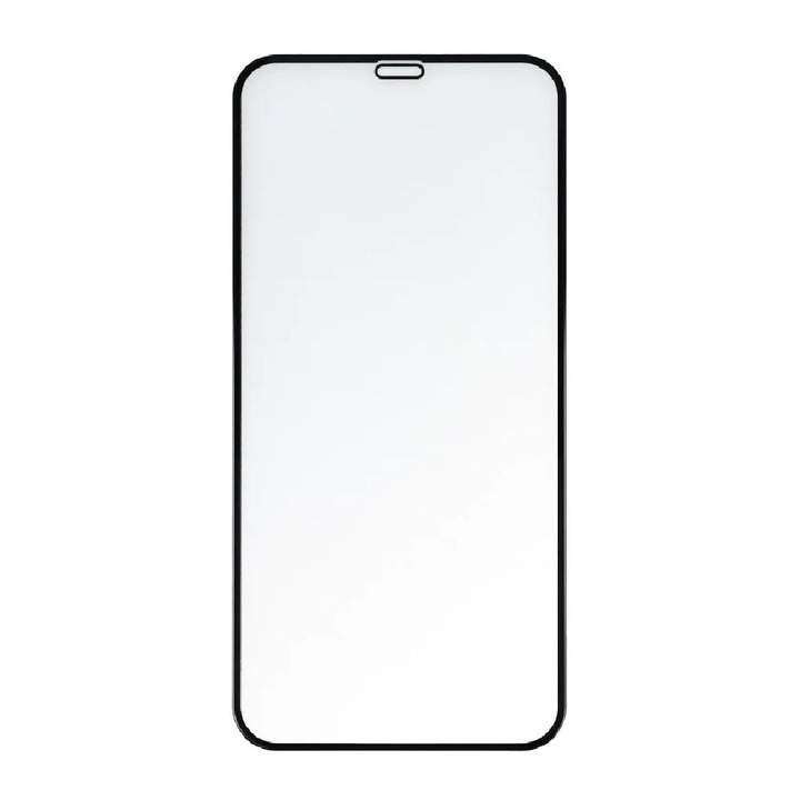 Матово стъклено фолио 5D екран, съвместим с Apple iPhone 13 Pro, защитено стъкло, защита срещу пръстови отпечатъци, пълна защита със залепване върху цялата повърхност, технология за защита, 5D черни ръбове, черно