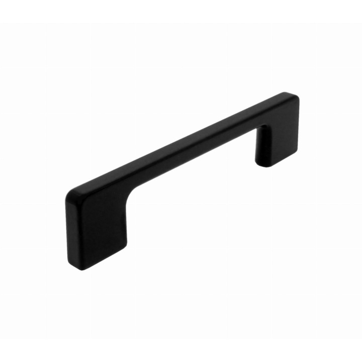Maner pentru mobila Techno C-1144, negru mat, 128 mm