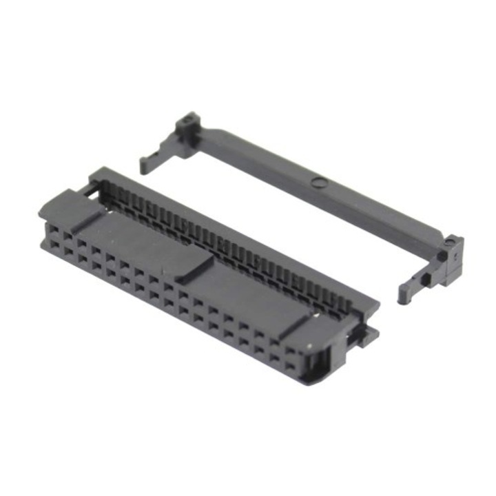 Conector IDC 34 pini, mama, sertizare pe cablu, pas 2.54mm, 503233