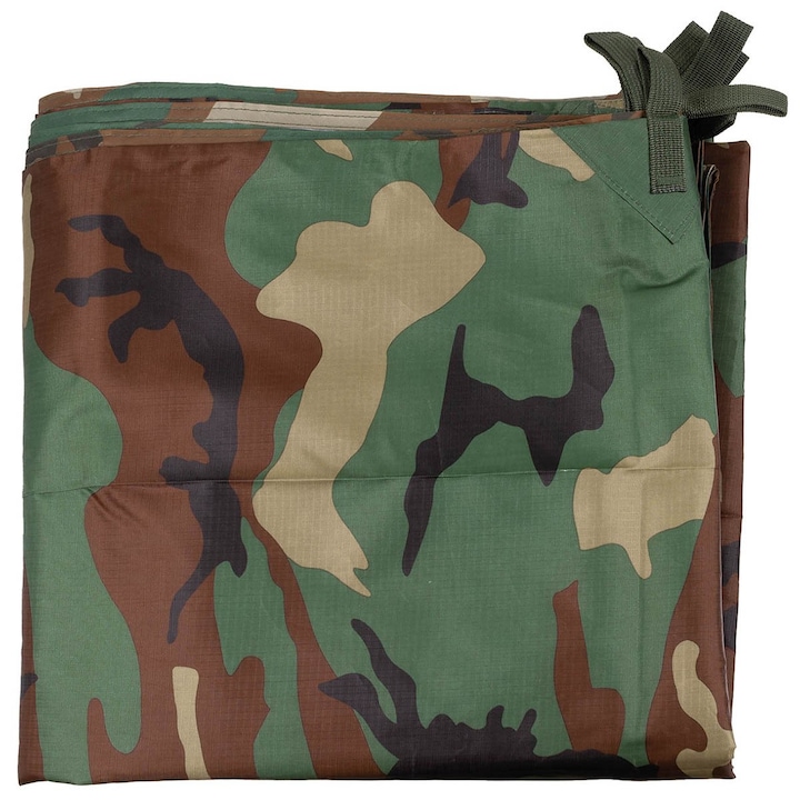 Брезент Fas "TARP EXTREME" 3x3m Woodland MFH 32440T