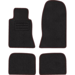 Set Tappetini Anteriori Antiscivolo Set Di 2 Tappetini Anteriori In Velluto Per Mercedes C W204 (2007-2014) - Su Misura, Con Rinforzo Sigillato Per Conducente Tappetini Velluto Mercedes C W204