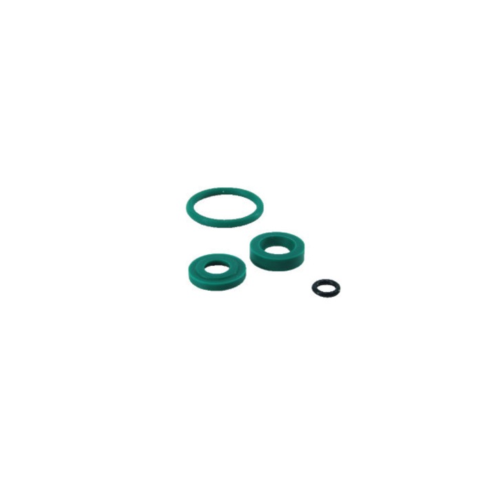 Set de etansari pentru supapa cilindrului Feinwerkbau FWB C10, 4 bucati, polimer, verde si negru