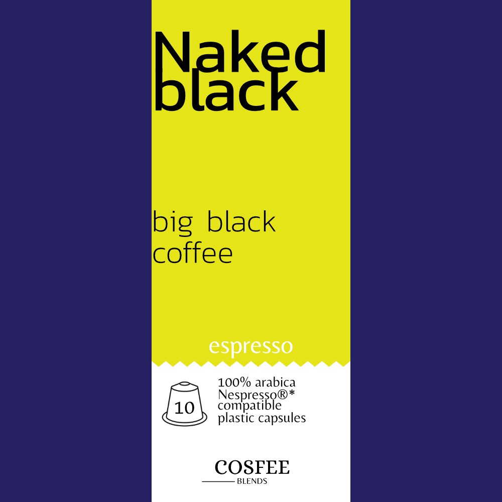 Big Black Coffee Cafea Naturala Capsule Compatibile Nespresso Naked Black Emag Ro