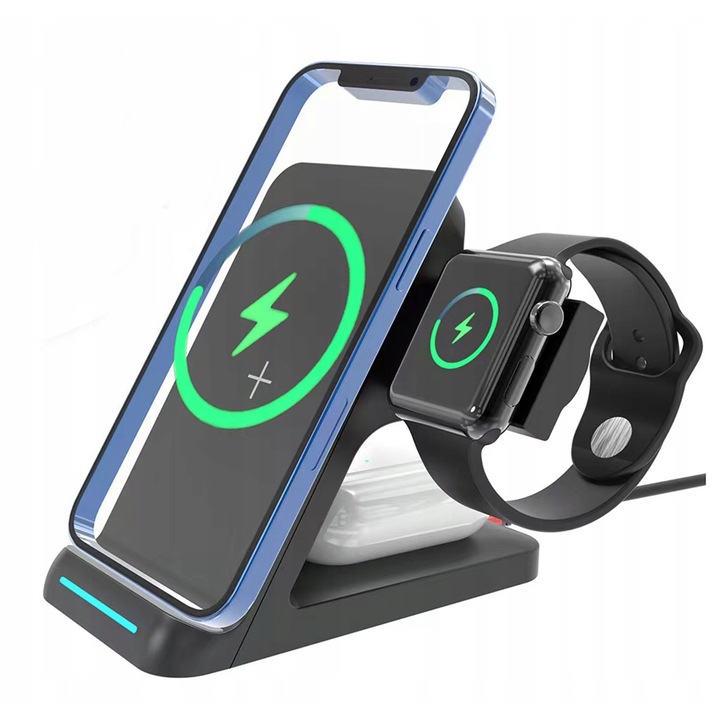 Induktív töltő Samsung s21 S20 Buds 15W-hoz