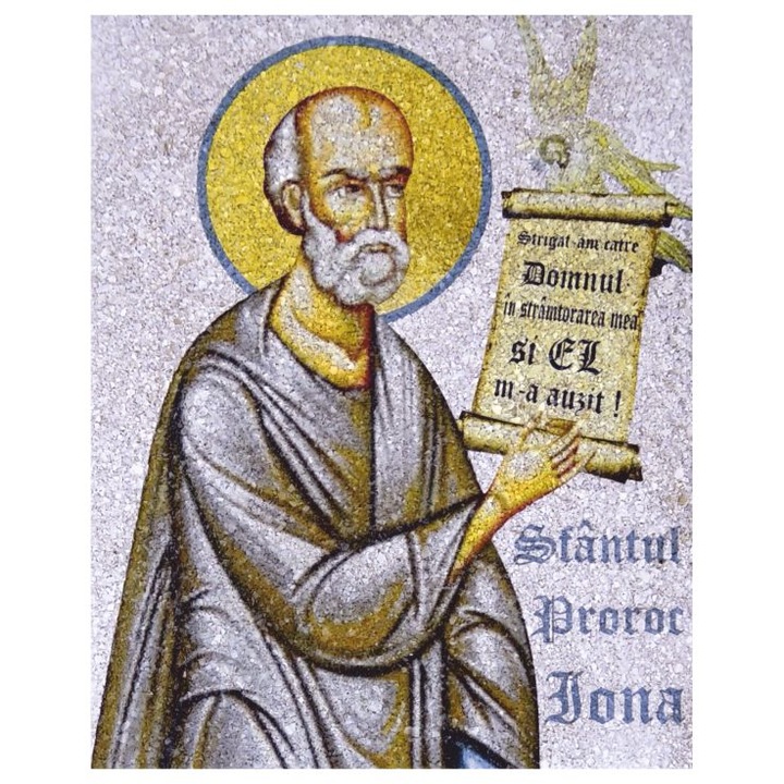 Icoana pe Coaja de Ou, Ecoart Movement, Sfantul Iona, sfant ocrotitor, protector si calauzitor