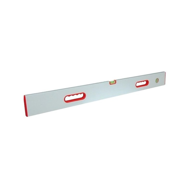 Dreptar de aluminiu cu 2 manere si 2 bule nivel BMI-689300 RS, lungime 3.0m, sectiune 100x18mm