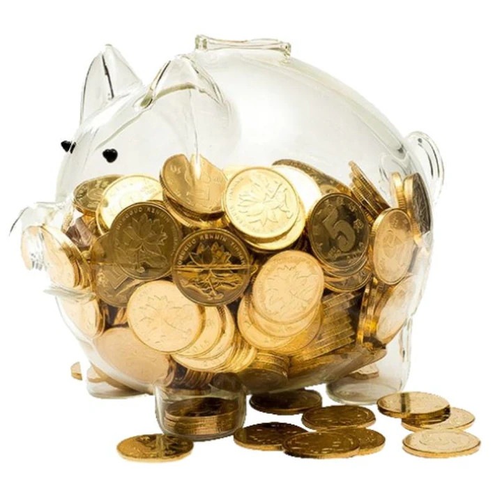 Pusculita, Din sticla decorativa, 11x14x10cm, Transparent