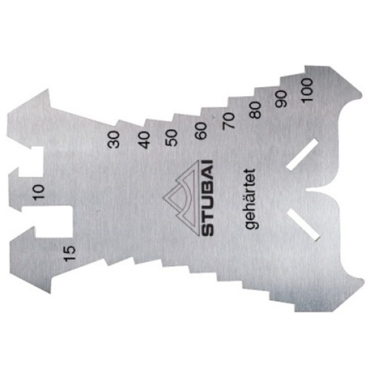 Sablon desen, Stubai, Inox, 5-100mm, Argintiu