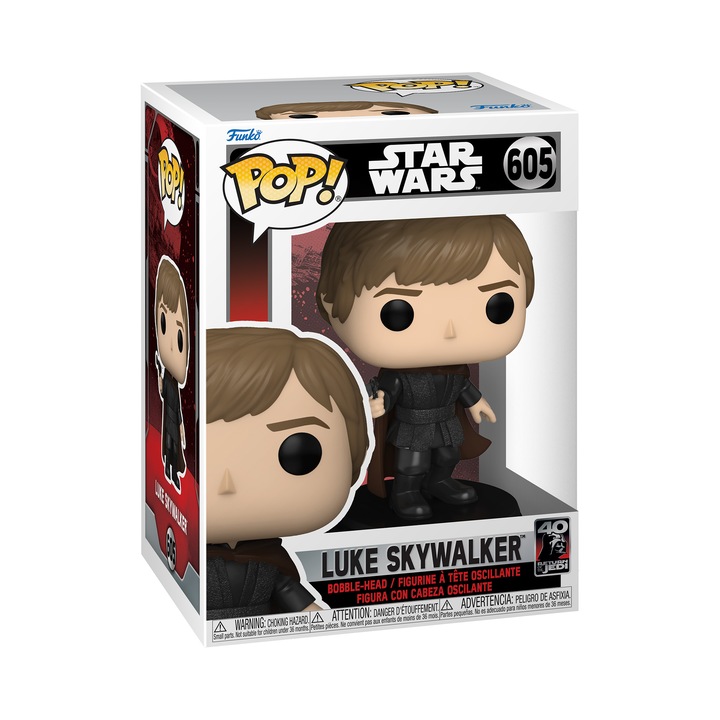 Figurina Funko POP! Star Wars 40: Return of the Jedi - Luke Skywalker (Bobble-Head)