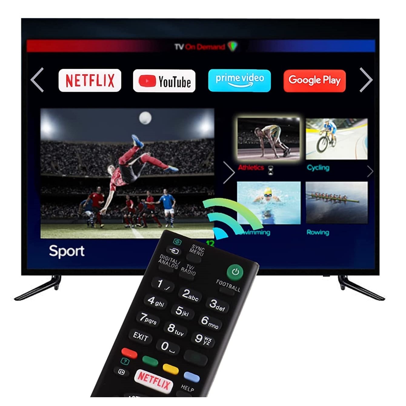 Telecomanda Universala Pentru Sony Rmt Tx D Led Lcd Smart Tv Neagra