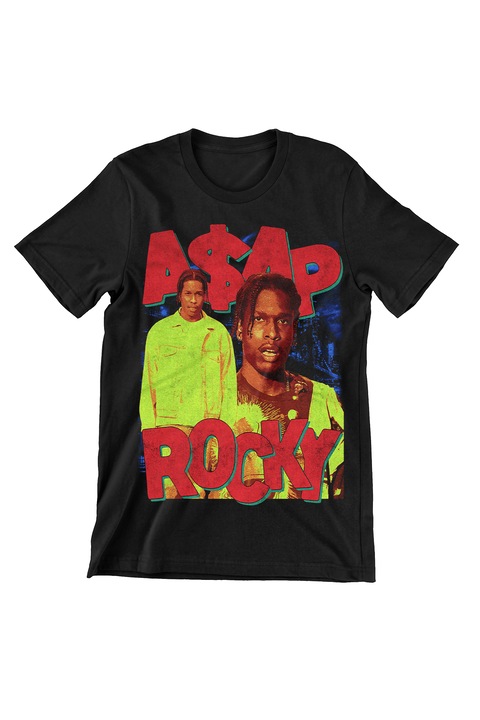 Мъжка тениска, Prestige-Boutique, Hip-Hop, Asap Rocky 2, черна, 2XL