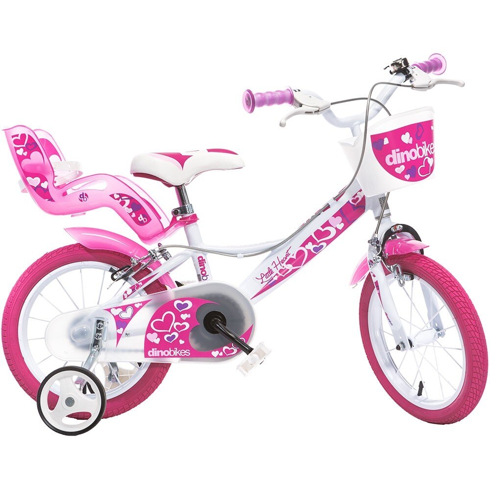 Bicicleta copii Dino Bikes 14  Little Heart