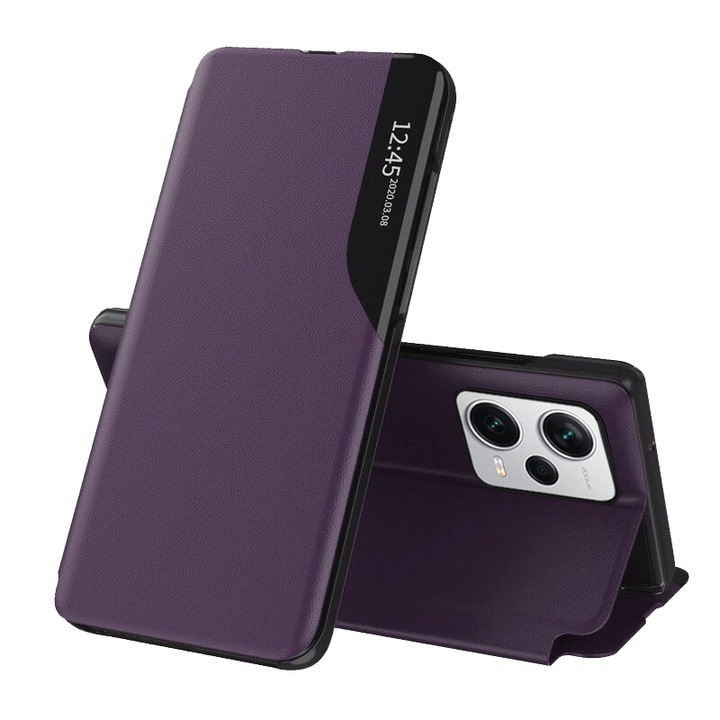 Tok Xiaomi Redmi Note 12 Pro 5G / Poco X5 Pro telefonhoz, Techsuit eFold Series, lila