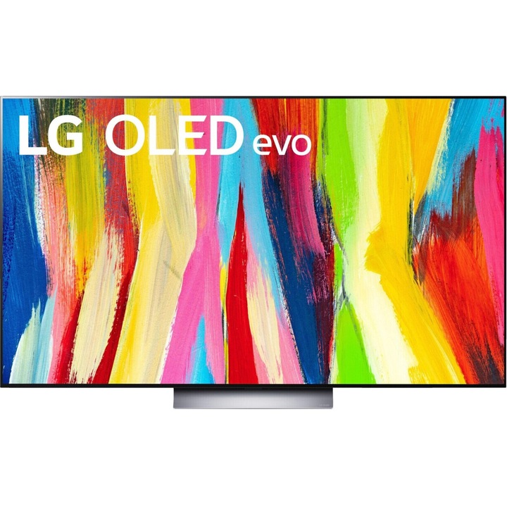 Televizor OLED LG OLED65C27LA, Smart TV 4K UHD, webOS 22, LG ThinQ, 164 cm, negru