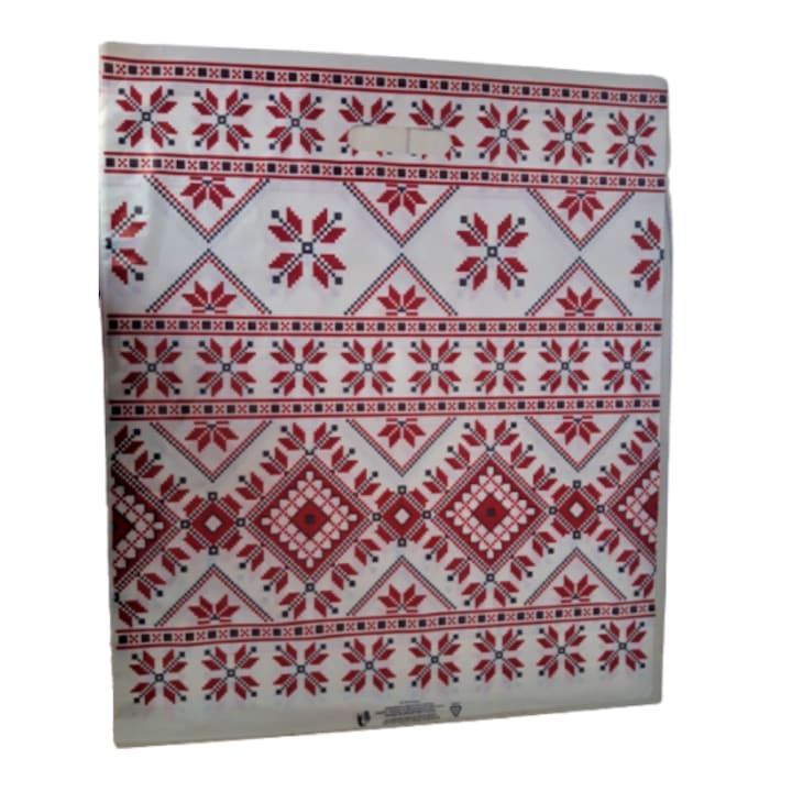 Pungi din HDPE tip banana,50 microni, lungime 50cm, latime 58cm, model traditional romanesc