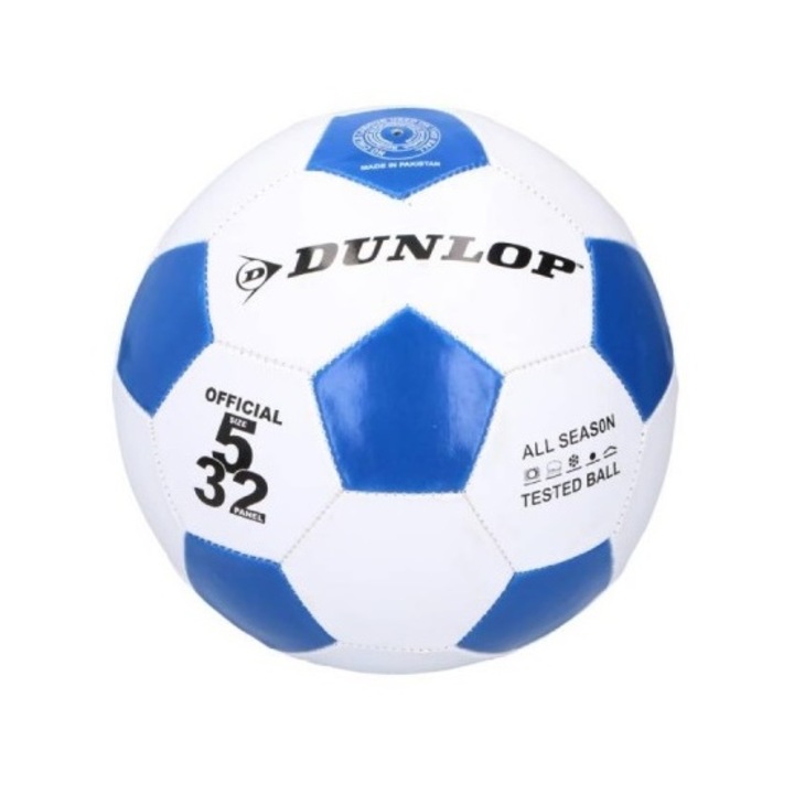 Dunlop focilabda kék/fehér, 5-ös méret, átmérő 23 cm