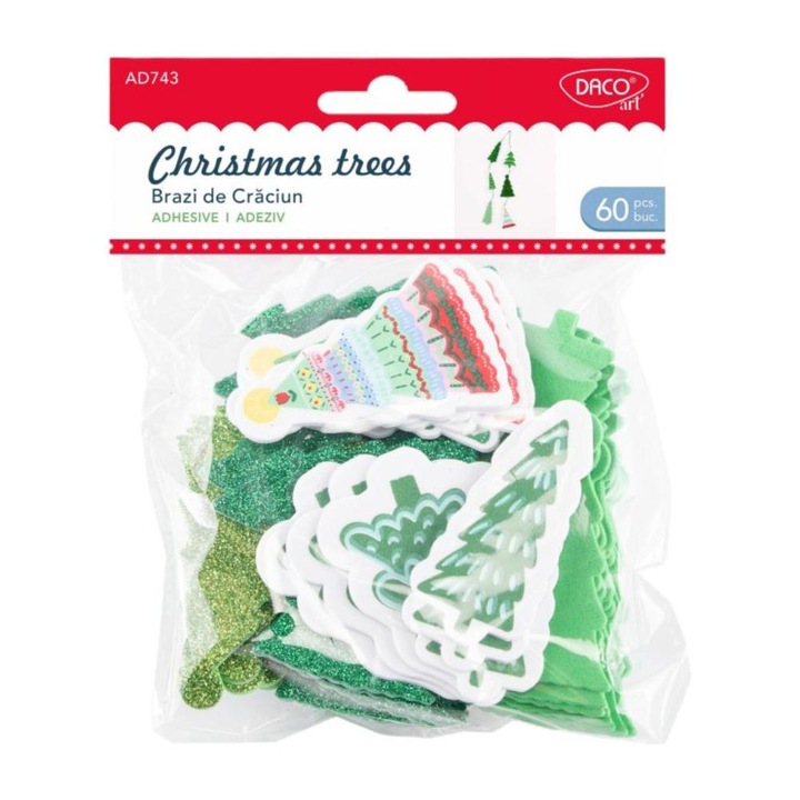 Brazi de Craciun Daco, 60 Buc/Set