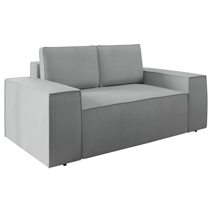 Canapea Maryn Small, MIRJAN24, gri, 188x104x94 cm